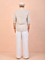 Beige Pure Khadi linen Shirt