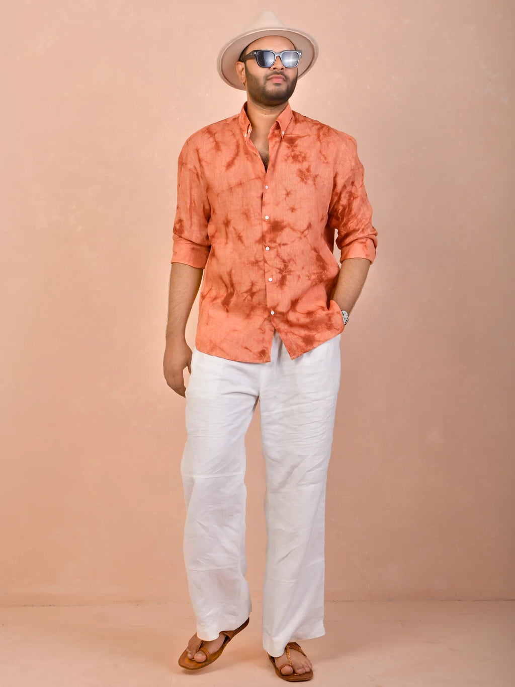 Tie & Dye Copper Rust pure line shirt