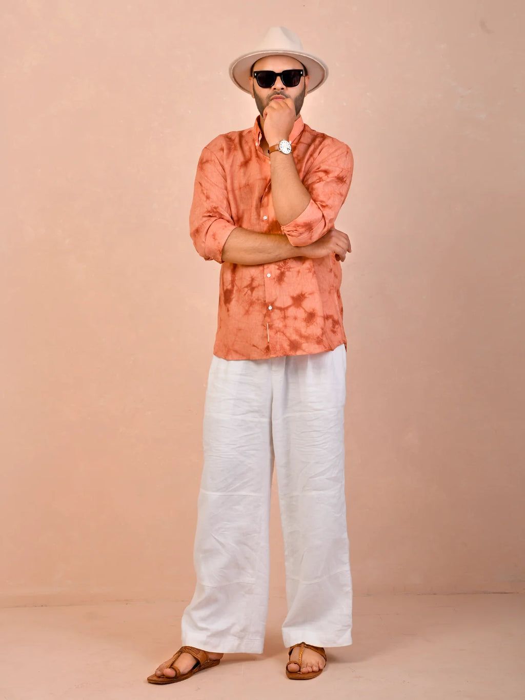 Tie & Dye Copper Rust pure line shirt