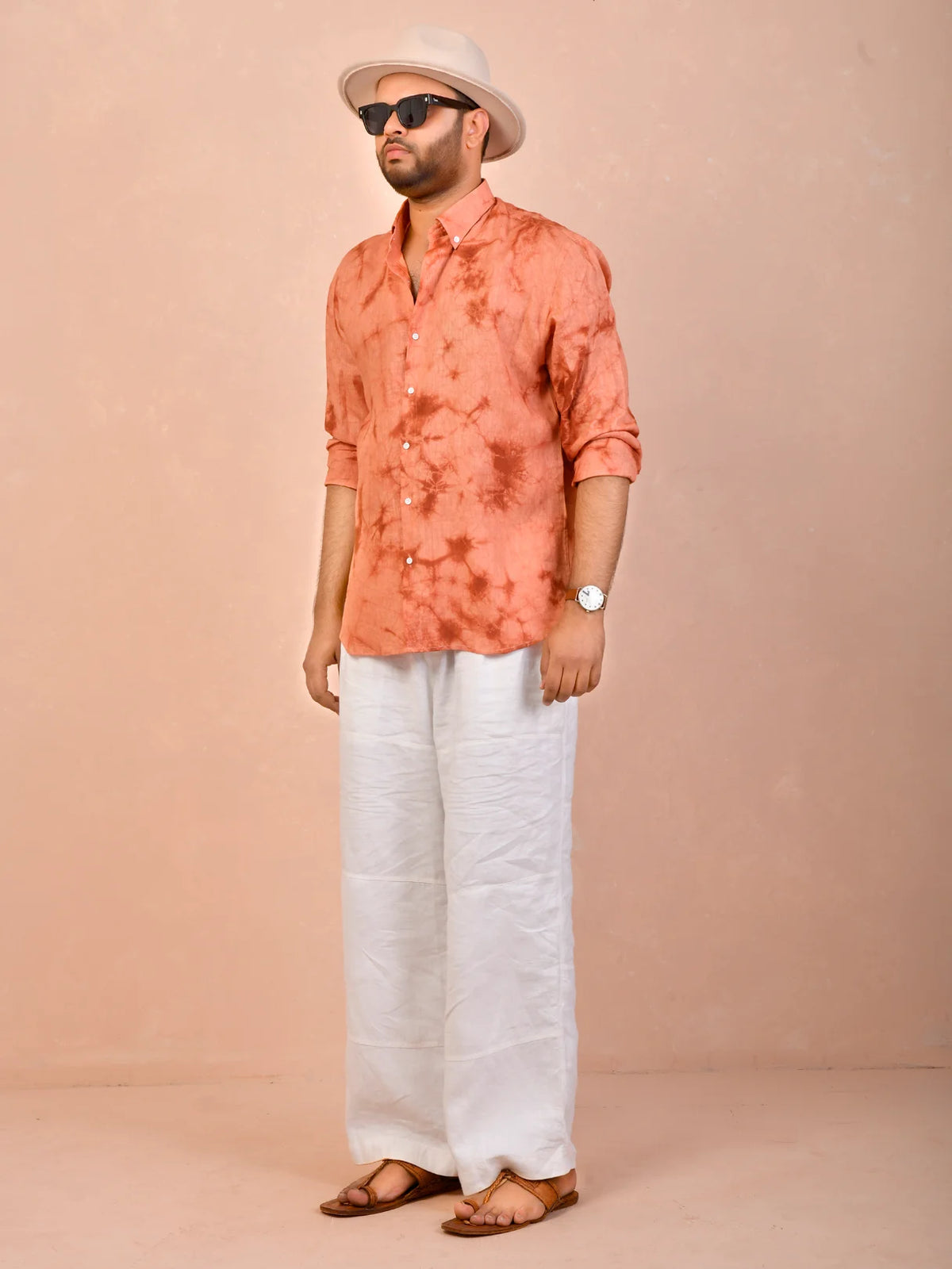 Tie & Dye Copper Rust pure line shirt