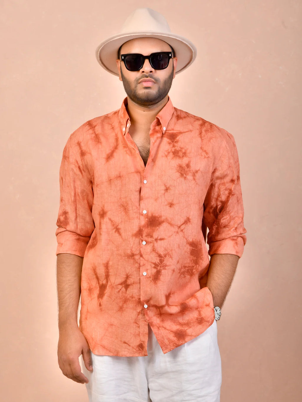 Tie & Dye Copper Rust pure line shirt