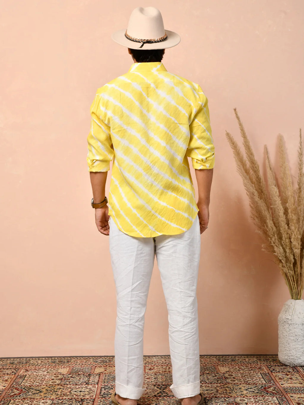 Leheriya Butter Yellow Pure Linen Shirt