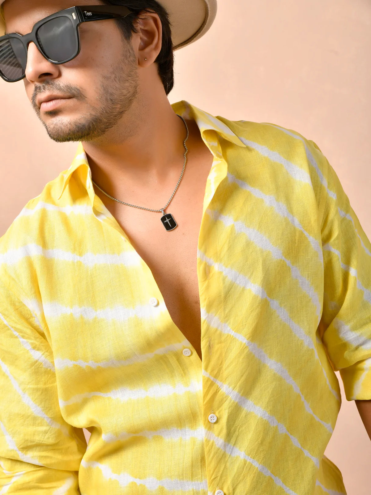Leheriya Butter Yellow Pure Linen Shirt