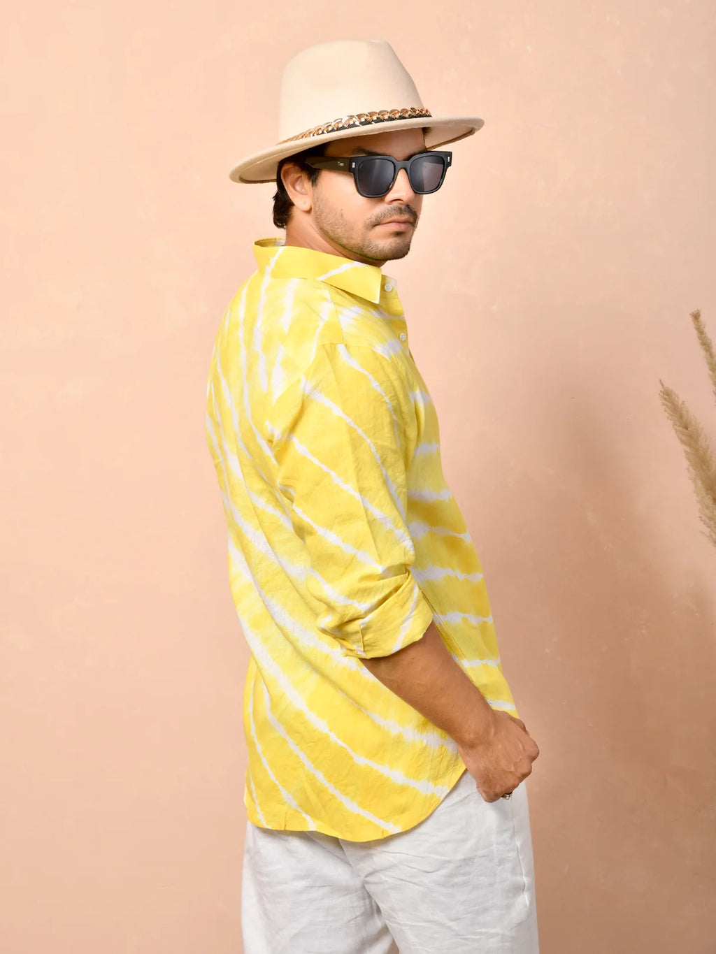 Leheriya Butter Yellow Pure Linen Shirt