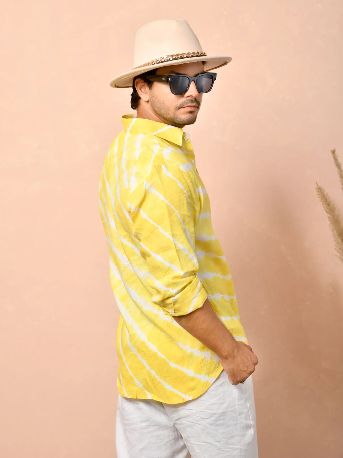 Leheriya Butter Yellow Pure Linen Shirt