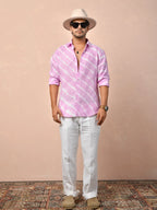 Leheriya Dusty Lilac Pure Linen Shirt