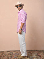 Leheriya Dusty Lilac Pure Linen Shirt