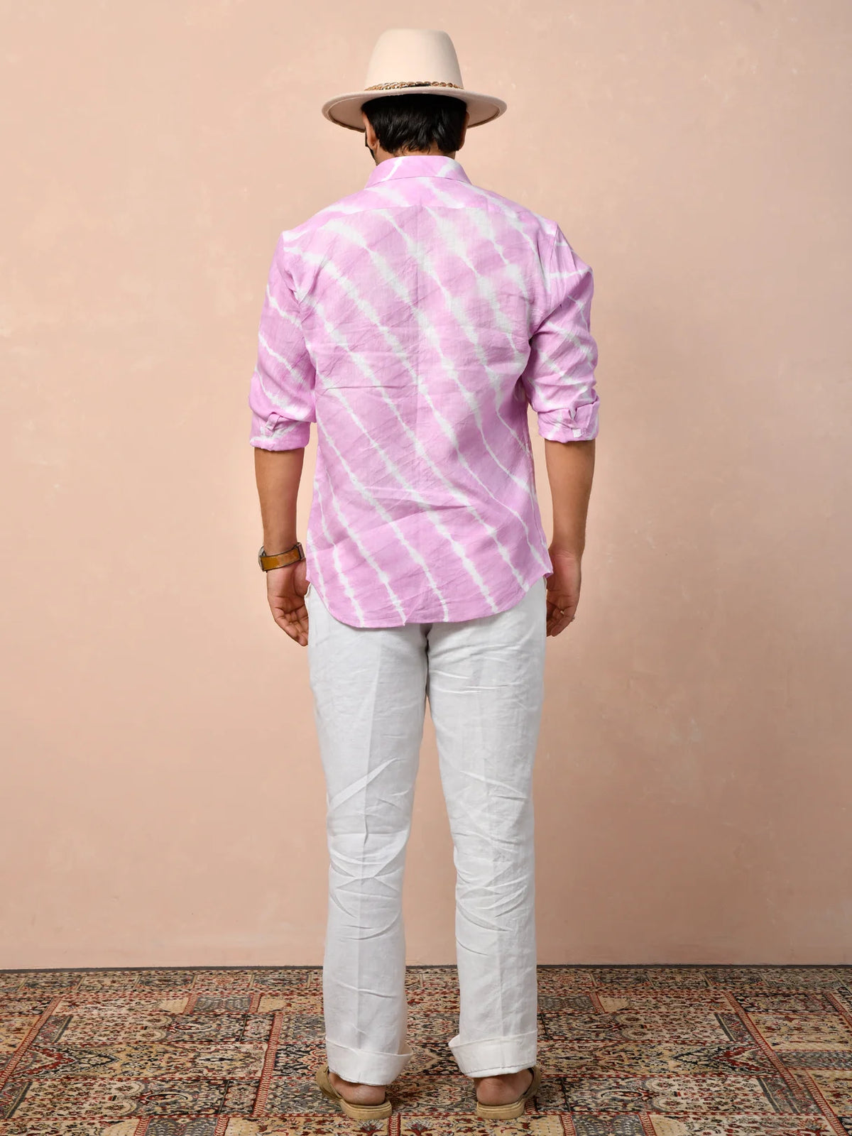 Leheriya Dusty Lilac Pure Linen Shirt