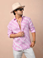 Leheriya Dusty Lilac Pure Linen Shirt