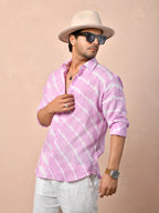 Leheriya Dusty Lilac Pure Linen Shirt