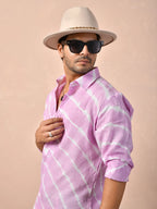 Leheriya Dusty Lilac Pure Linen Shirt